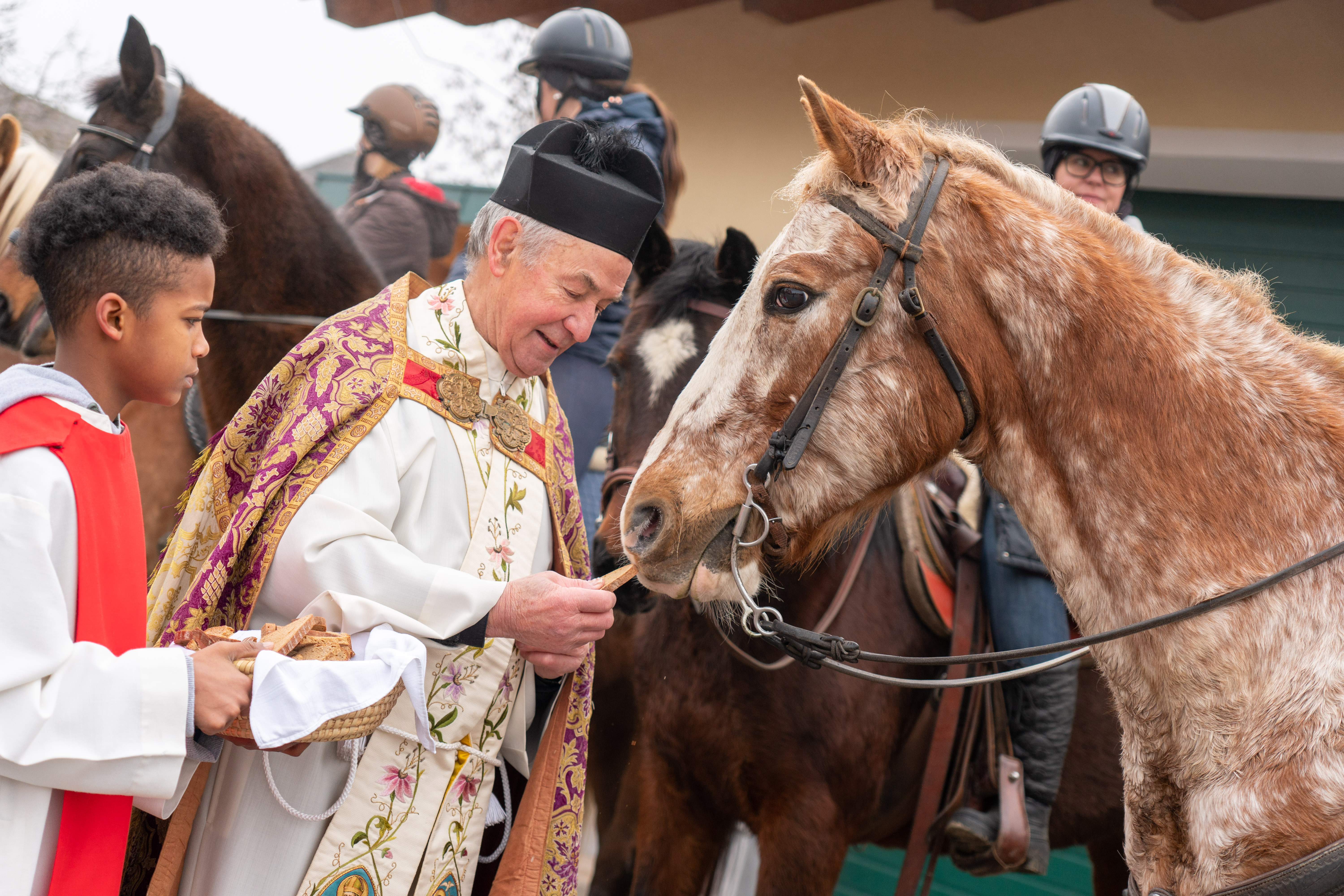 Fara Šteben vabi na blagoslovitev konj