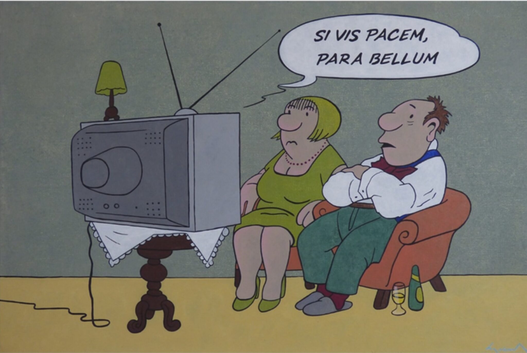 Odprtje razstave: Si vis pacem... - slika in beseda